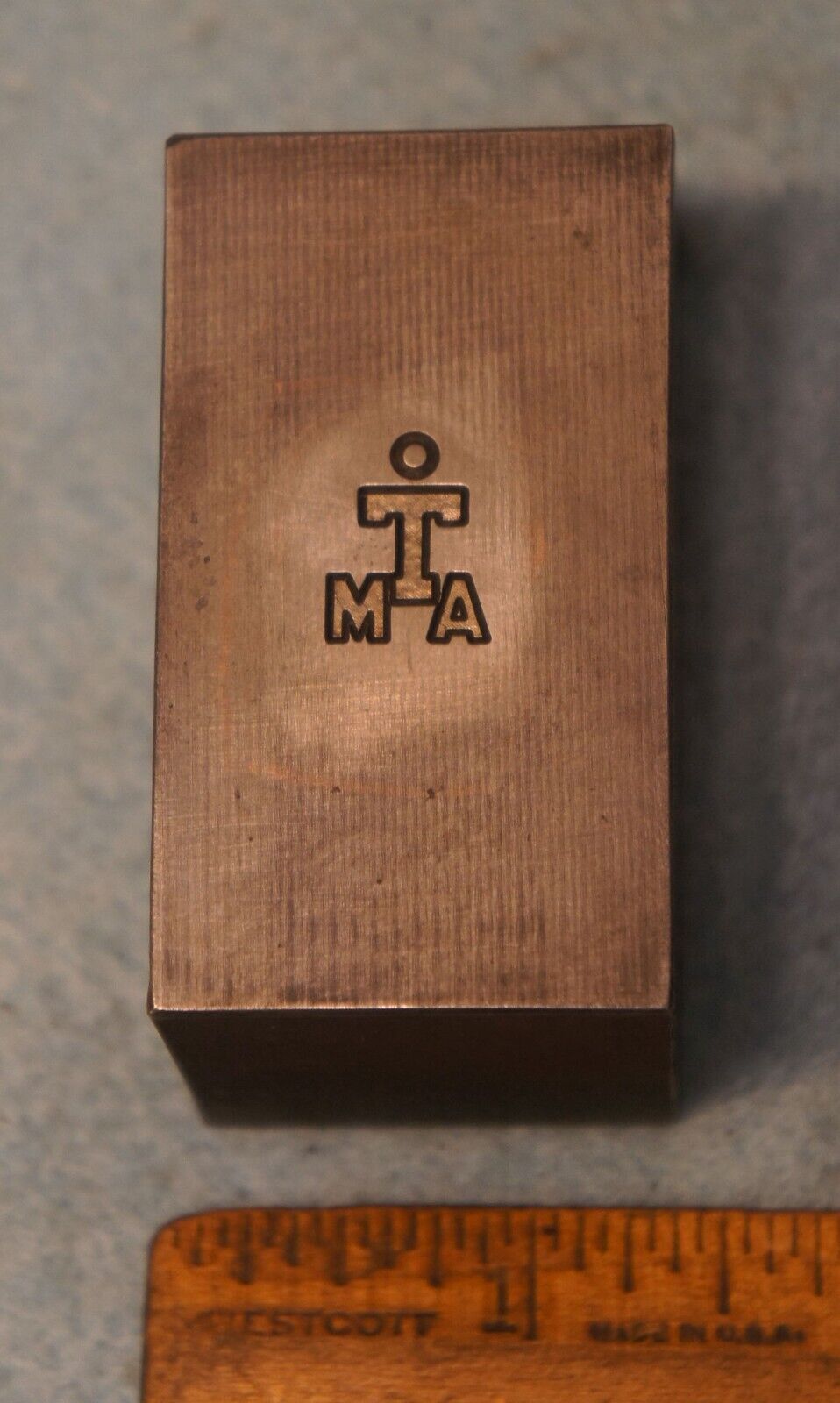 Vintage TEXAS A&M * T_AM Charm STEEL STAMPING DIE CG459