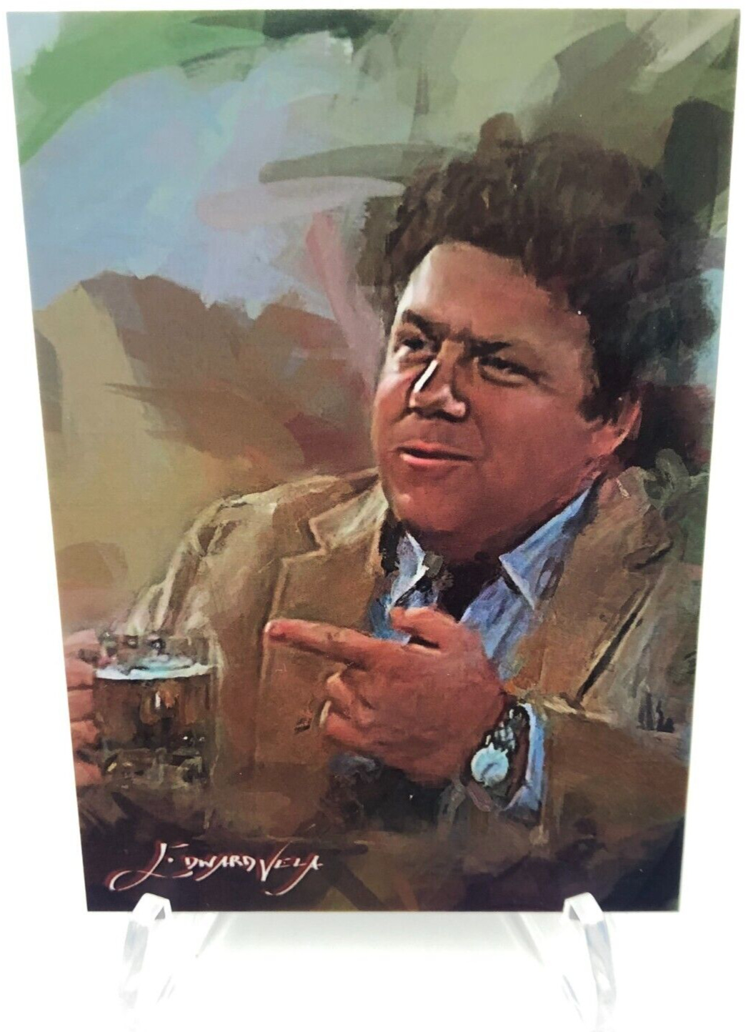 NORM PETERSON #2 Sketch Art Card SP/50 Edward Vela Signed GEORGE WENDT  CHEERS