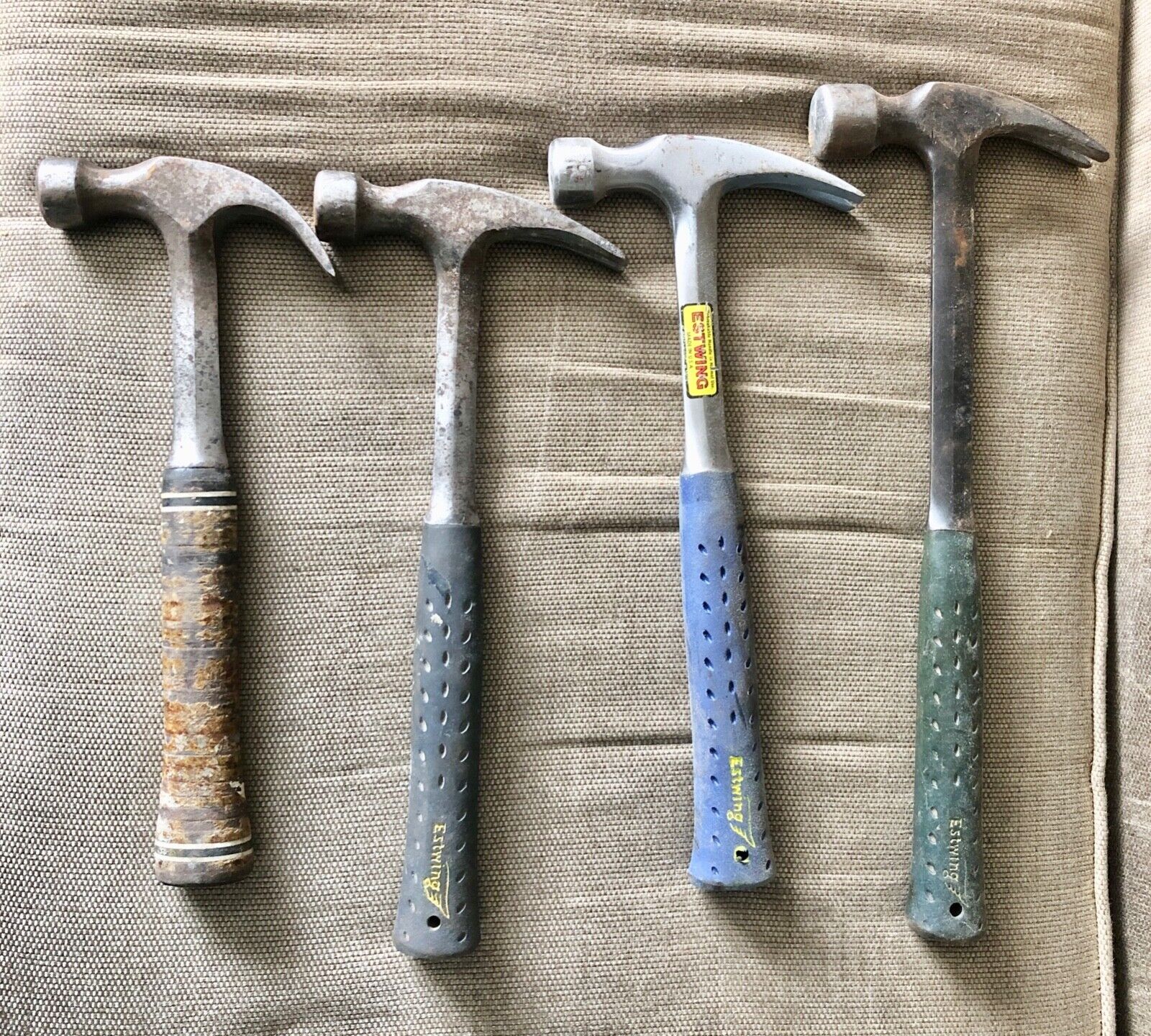 Lot of 4 Vintage Estwing Framing Hammers