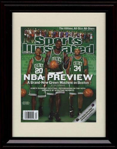 Unframed Kevin Garnett SI Autograph Promo Print - 2008 Boston Celtics Big 3