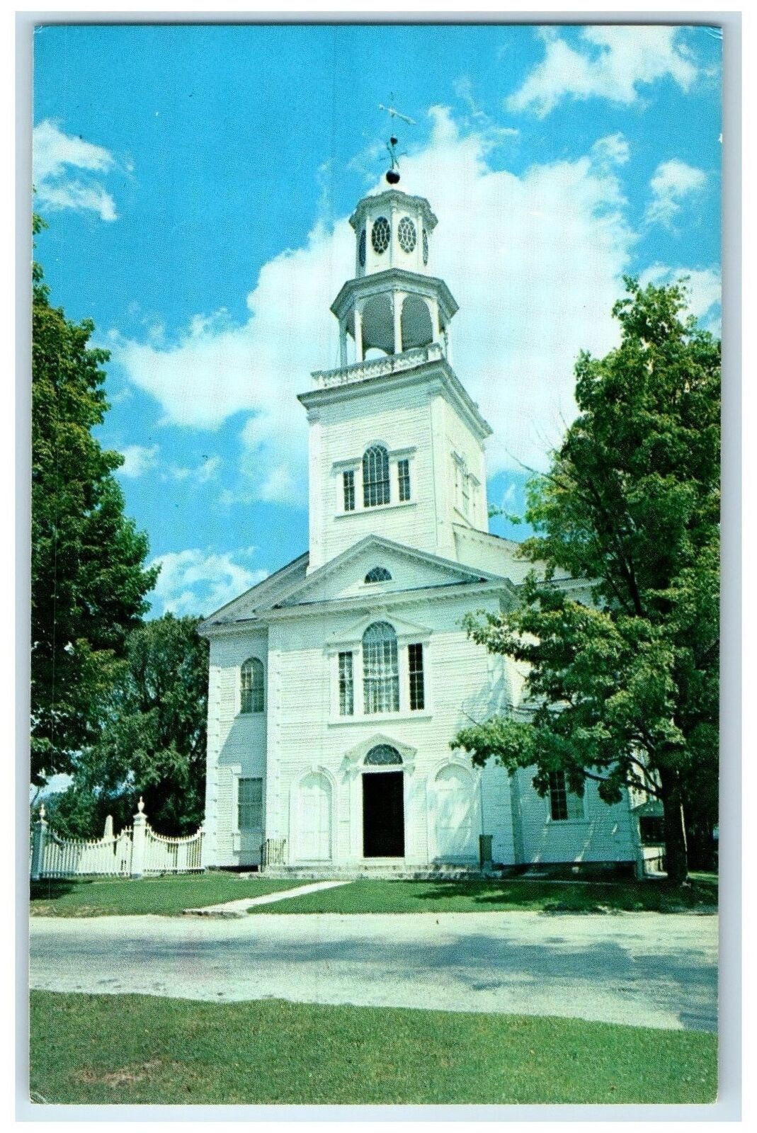 c1960\'s Old First Church Exterior Old Bennington Vermont VT Unposted  Postcard