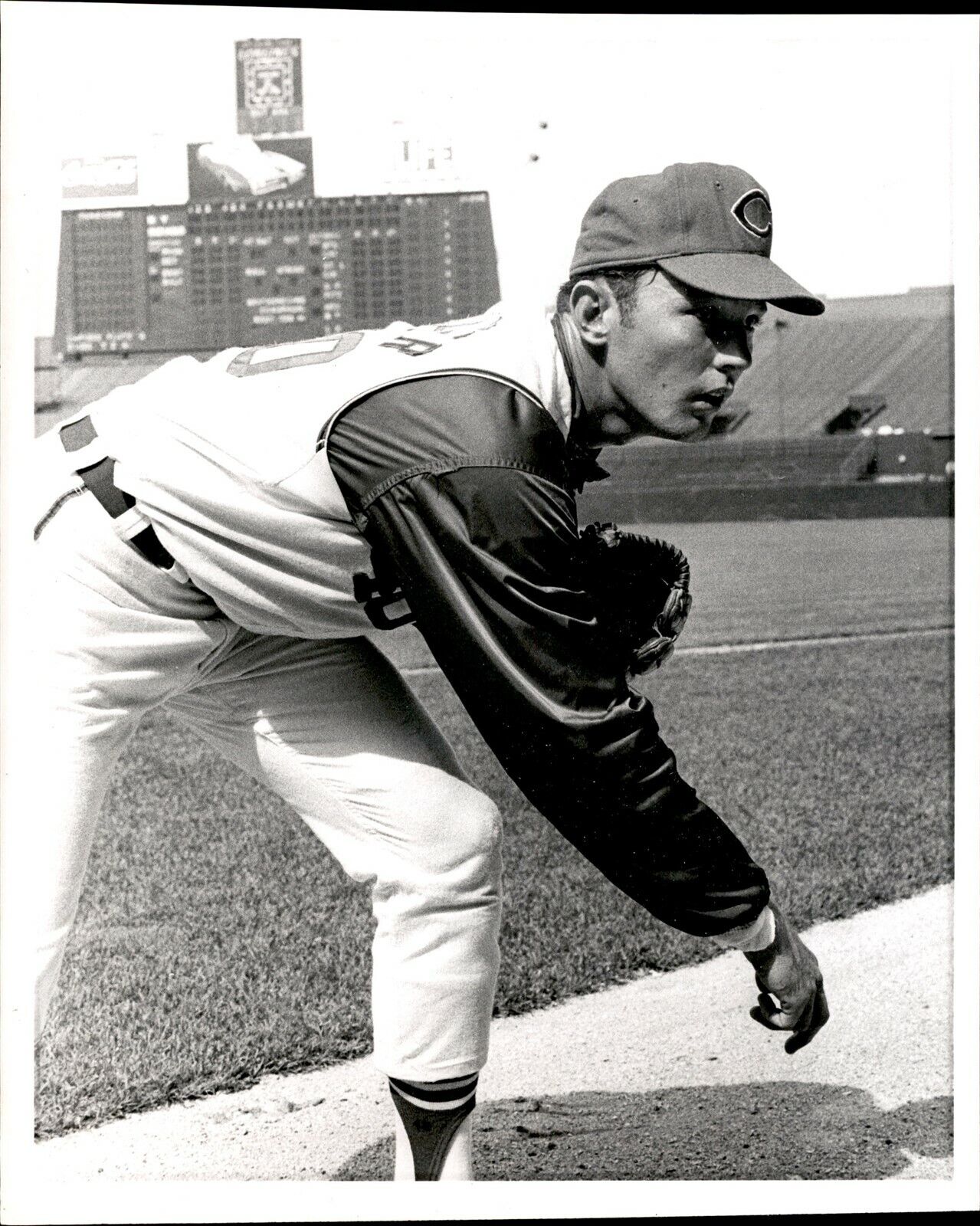 LG934 1967 Original Photo GEORGE CULVER Pitcher for Cleveland Indians Baseball