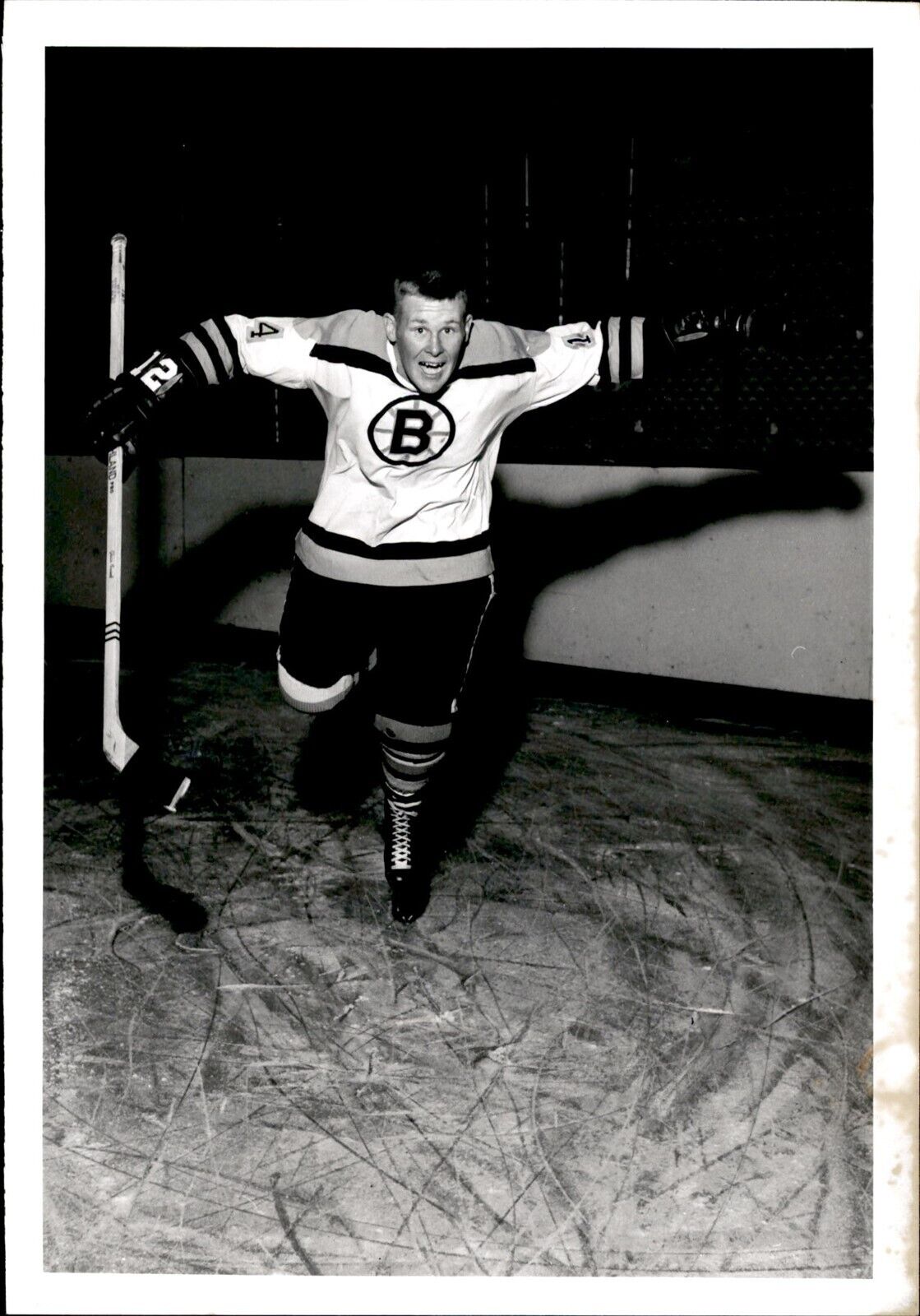 PF18 Original Photo BRIAN BRADLEY BOSTON BRUINS CLASSIC NHL ICE HOCKEY ATHLETE