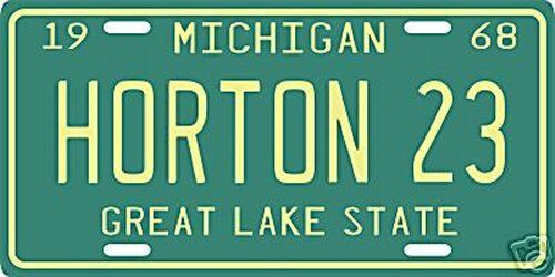 Willie Horton Detroit Tigers World Series 68 License Plate