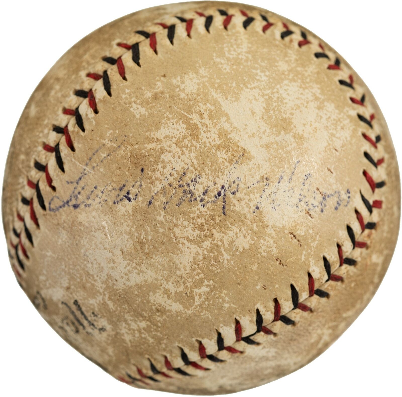 Rare Hack Wilson Single Signed 1930 National League Baseball PSA DNA & JSA COA