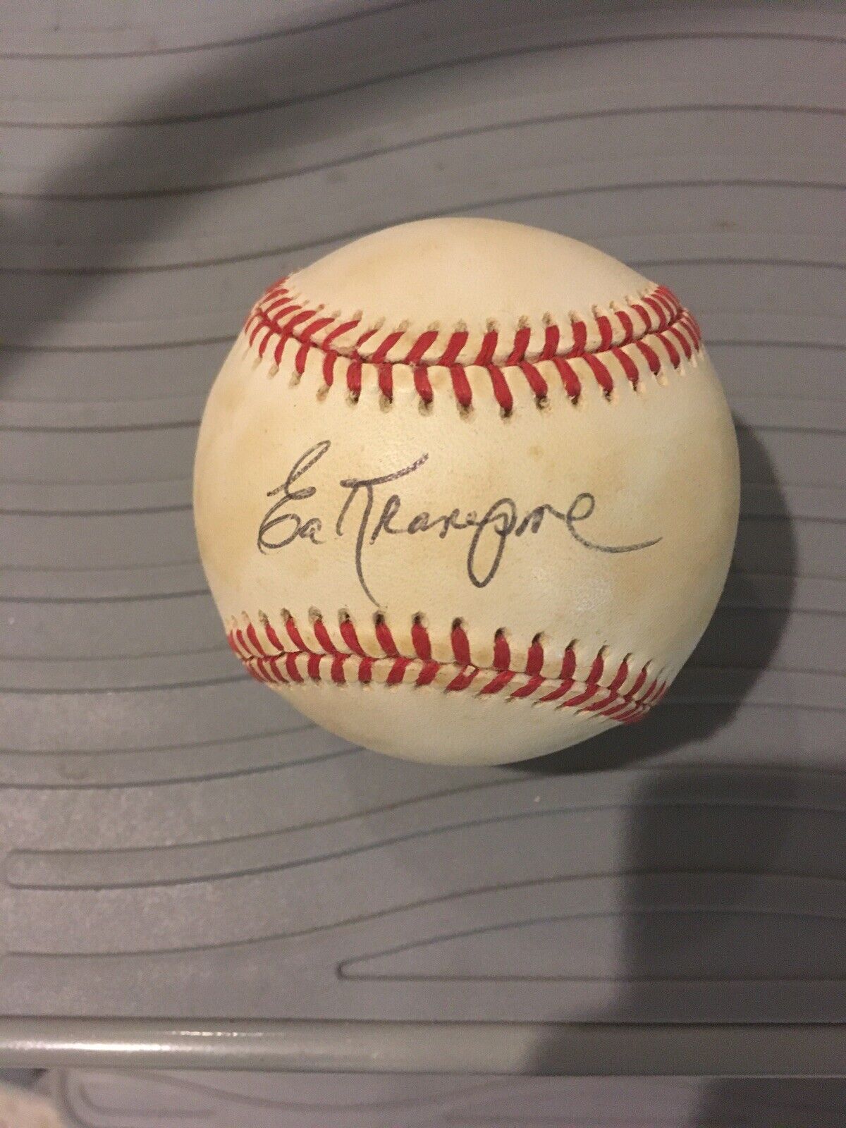 Ed Kranepool New York Mets Signed Baseball 1969 team