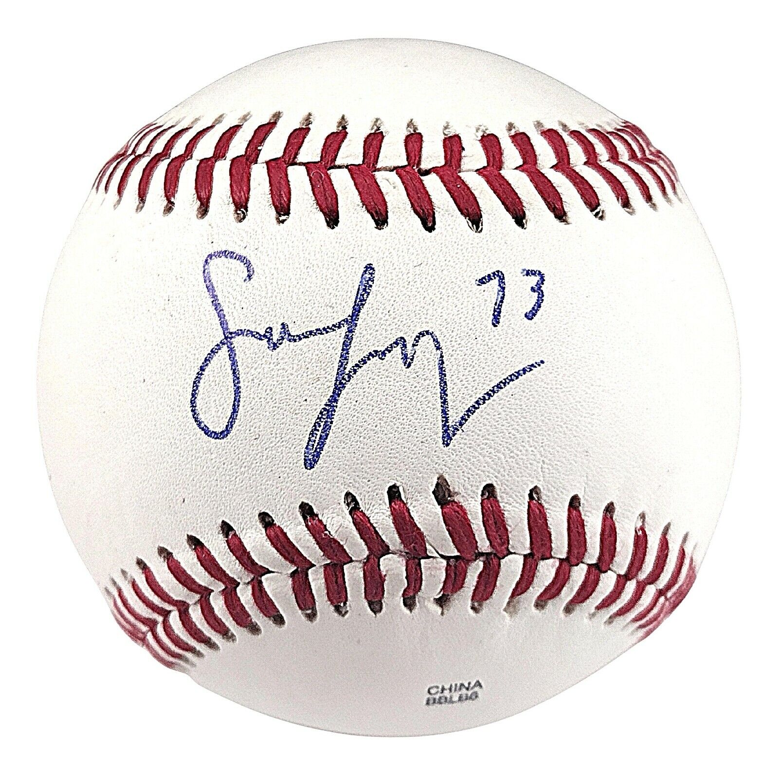 Sam Long Kansas City Royals Signed Baseball SF Giants Autograph Proof Auto
