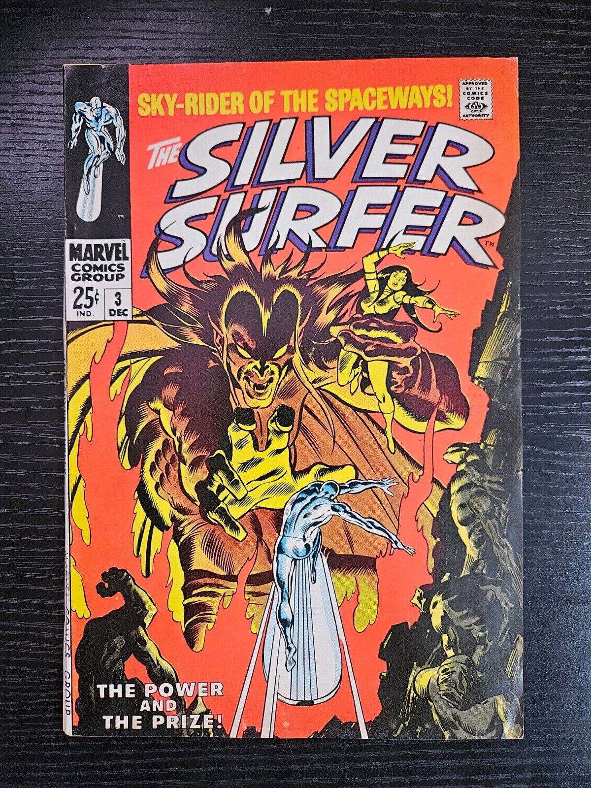 Silver Surfer #3 1968 Key Marvel Comic Book 1st Appearance Of Mephisto
