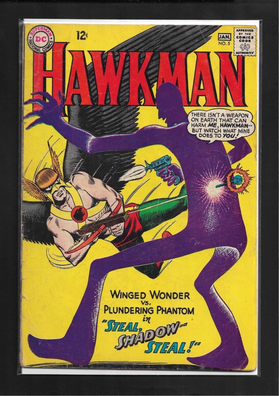 Hawkman #5 (1965): 2nd Shadow Thief Appearance Silver Age DC Comics VG/FN