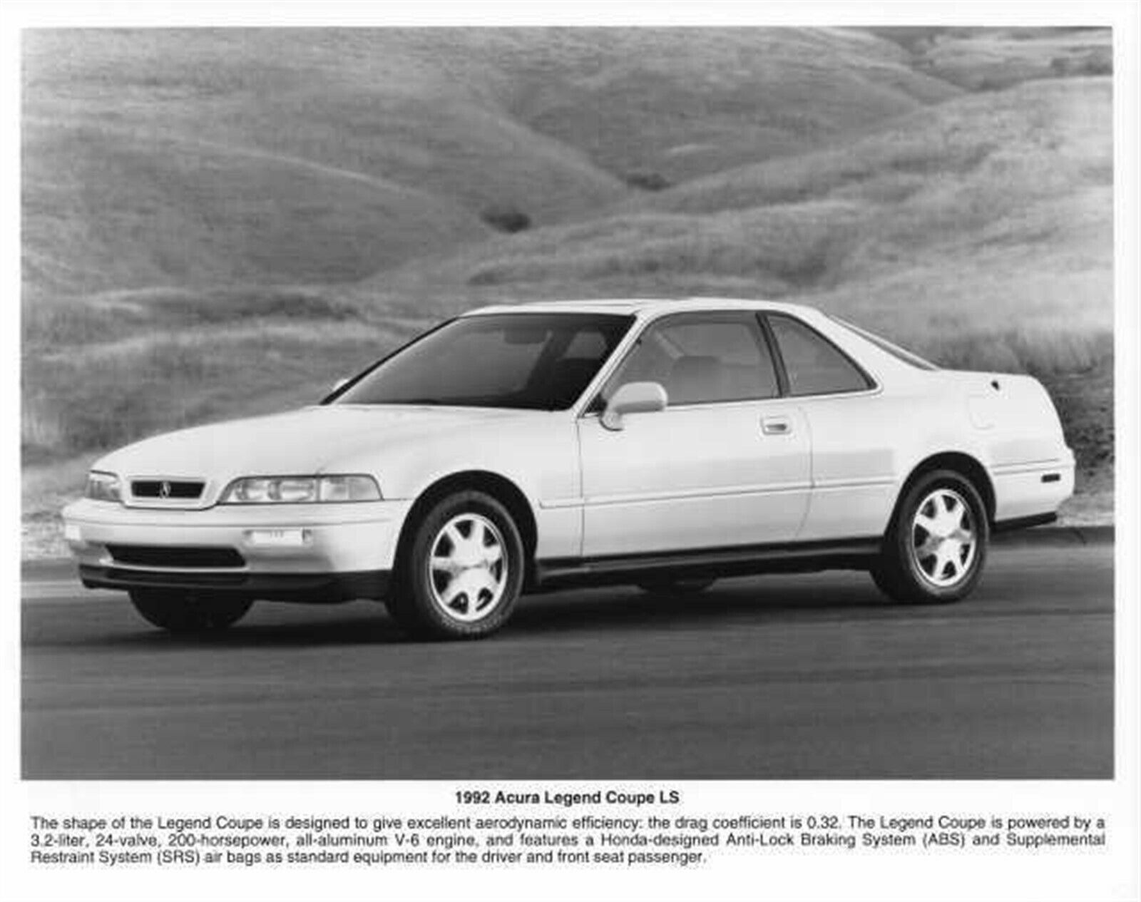 1992 Acura Legend Coupe LS Press Photo 0144