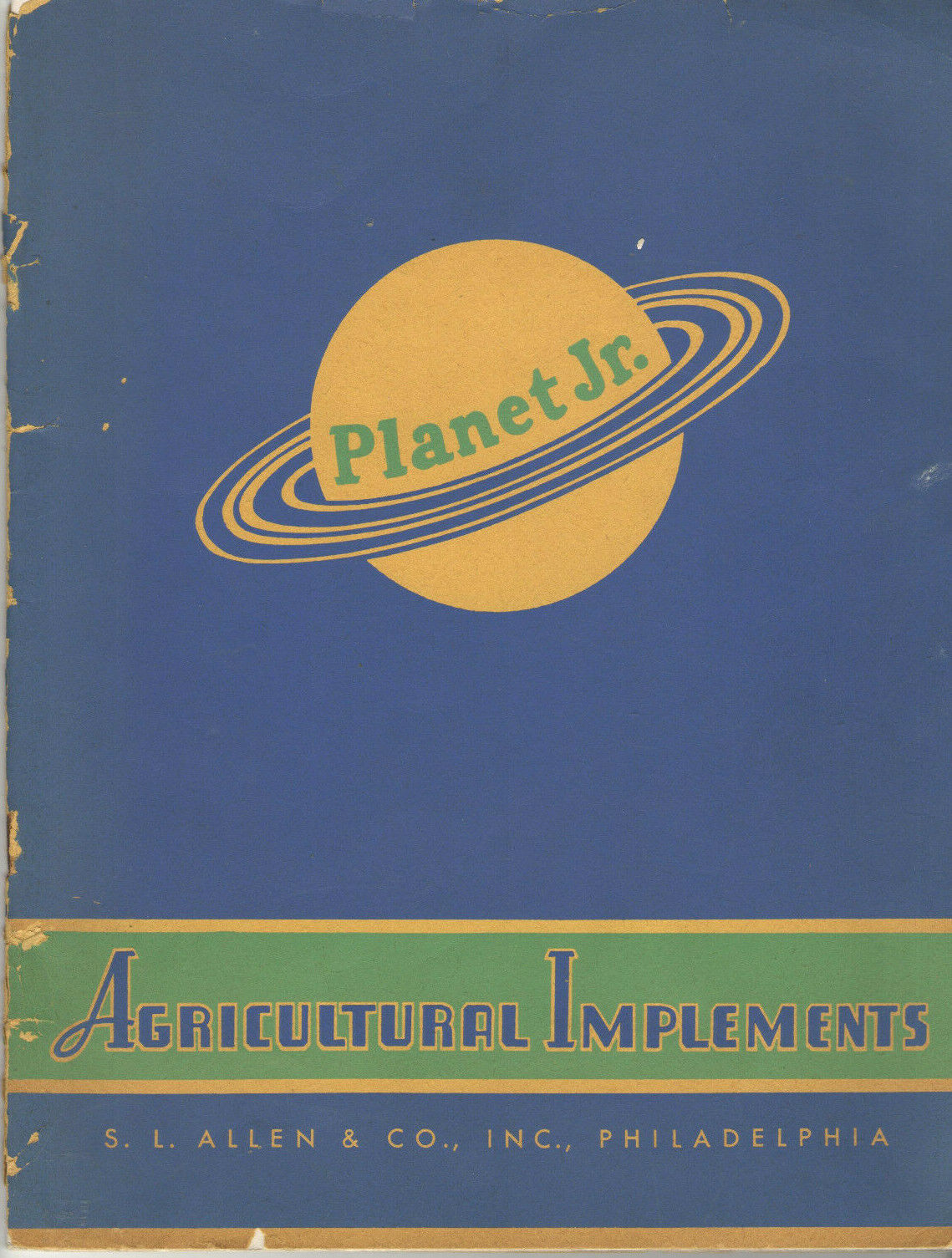 VTG 1944 PLANET JR AGRICULTURAL IMPLEMENTS CATALOG W/PRICE LIST SEEDERS/PLOWS+