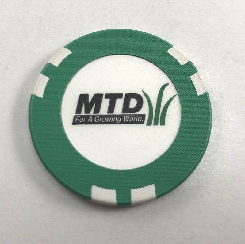 Vintage MTD For A Growing World Logo Promo Sample Casino Chip