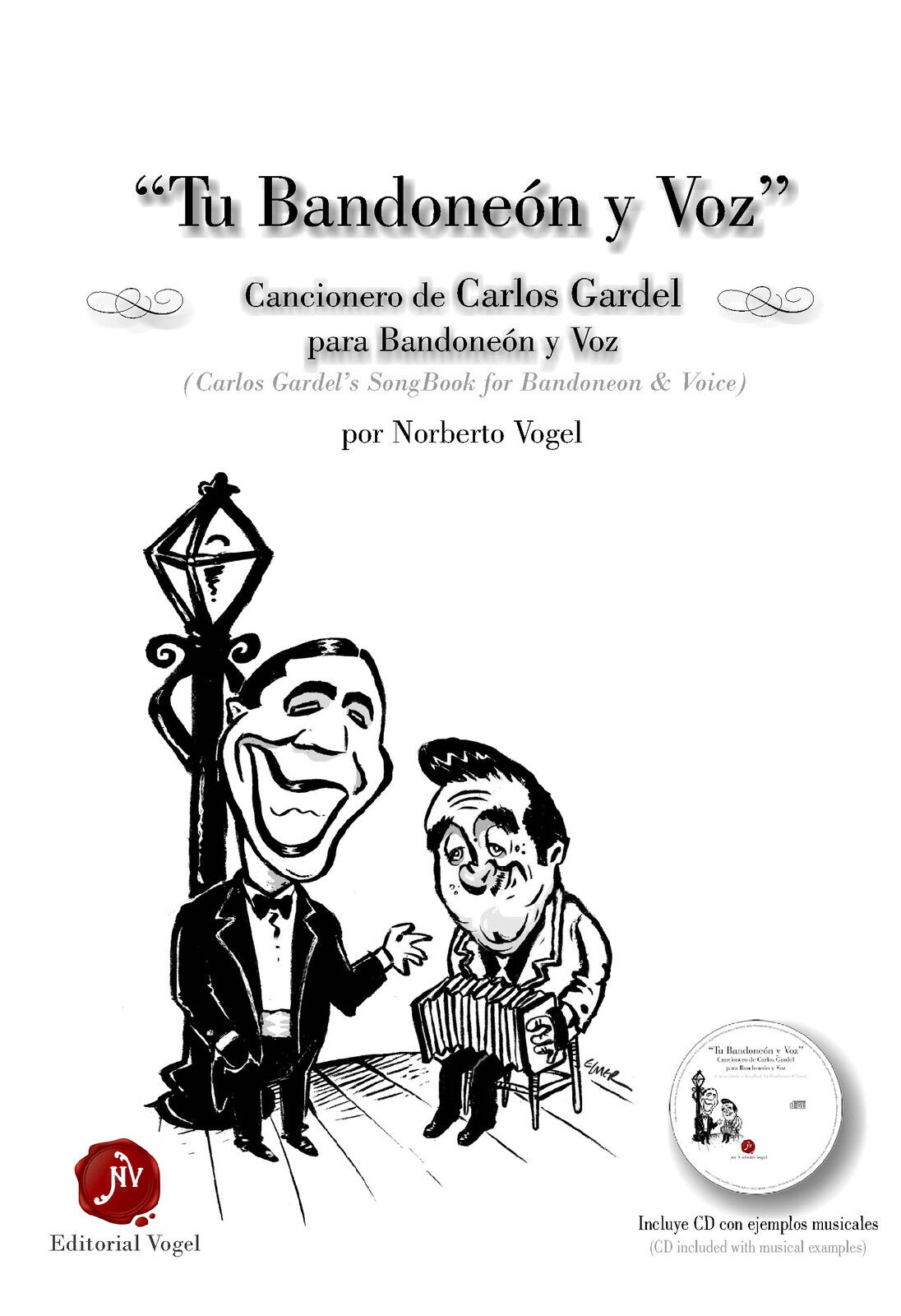 bandoneon method for accompanying TANGO  (Carlos Gardel) DELUXE (with cd rom)