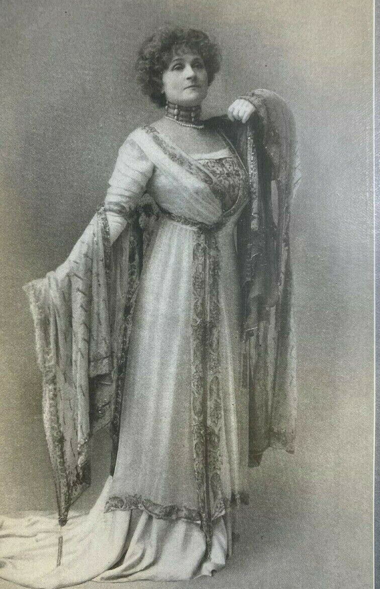 1910 Vintage Magazine Illustration Actress Henrietta Crossman in Sham