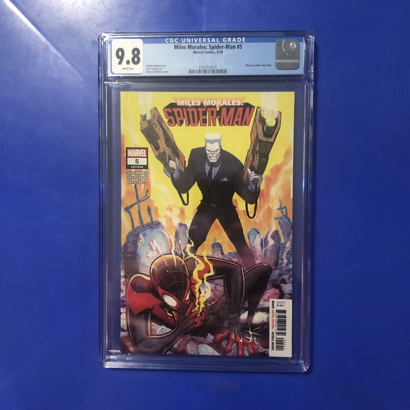 Miles Morales Spider-Man #5 CGC 9.8 1ST PRINT 1ST APPEARANCE STARLING COMIC 2019