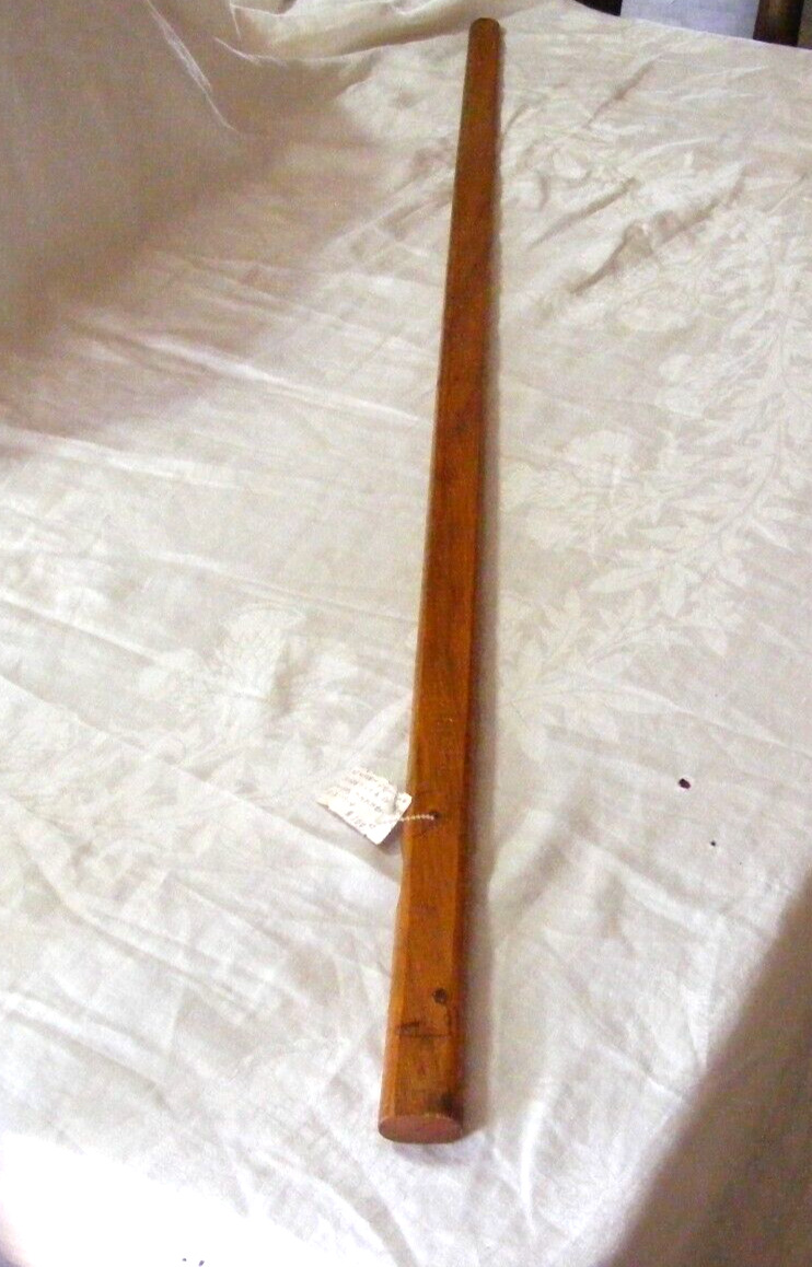 Vintage 1914 Military Wooden Fencing Practice Sword R.I.A (No Guard) 1-s C