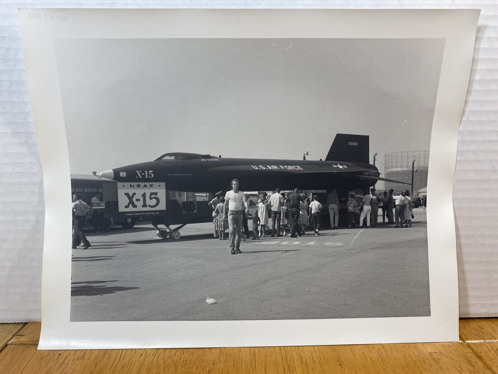 North American X-15 U.S. AIR FORCE USAF X-15 VINTAGE STAMP SEP-23-1962 N.A.A INC