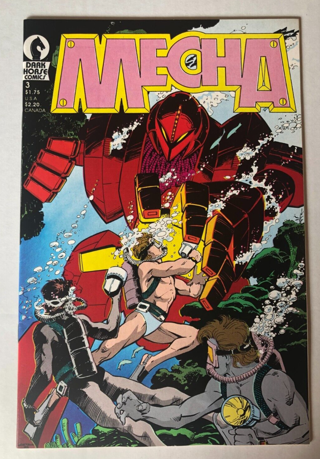 Mecha #3 May 1988 Dark Horse Comics Very Fine Independent Robot B&W Portland OR