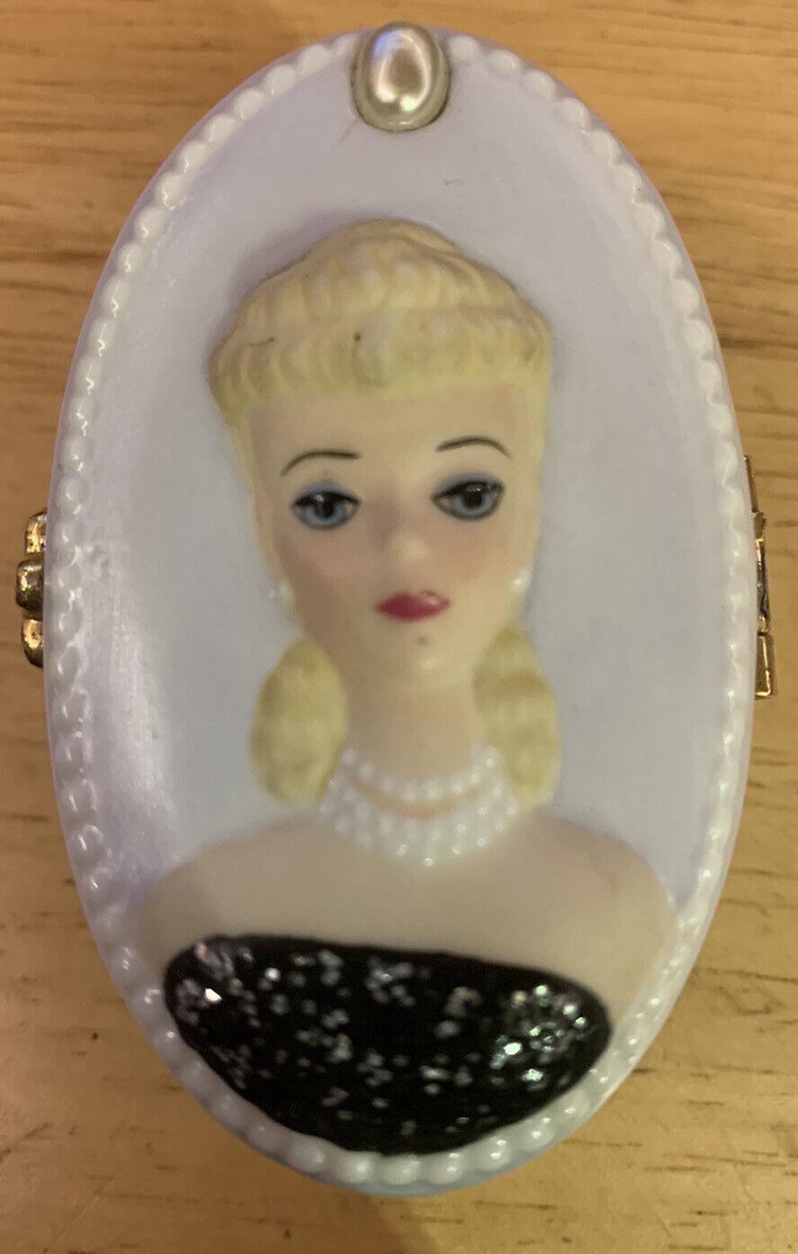 From Barbie with love Oval Trinket Box \
