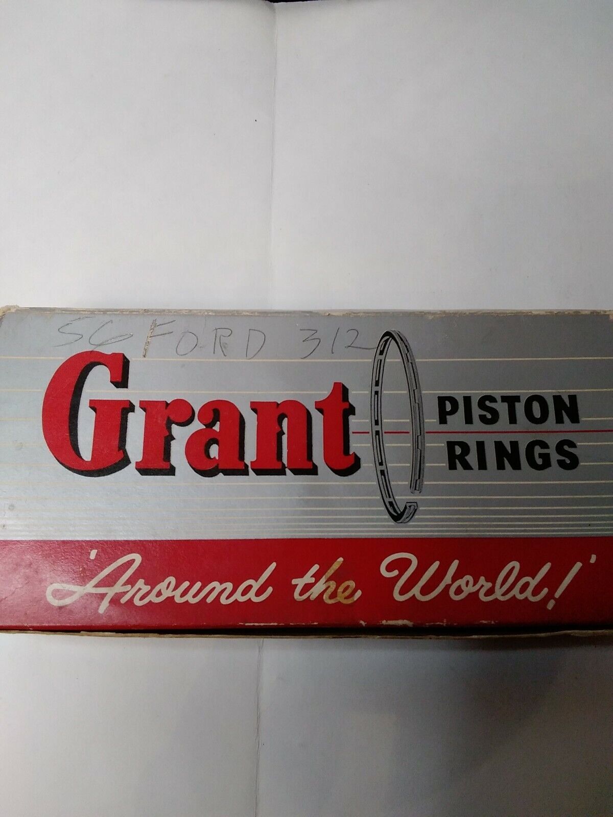 NOS Grant Piston Rings Full Set for 312 Ford Engine Pack of 8 