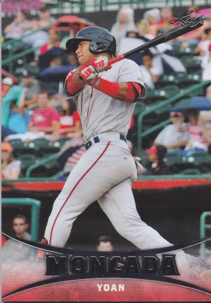 Yoan Moncada 2015 Leaf YM-02 Boston Red Sox rookie RC card