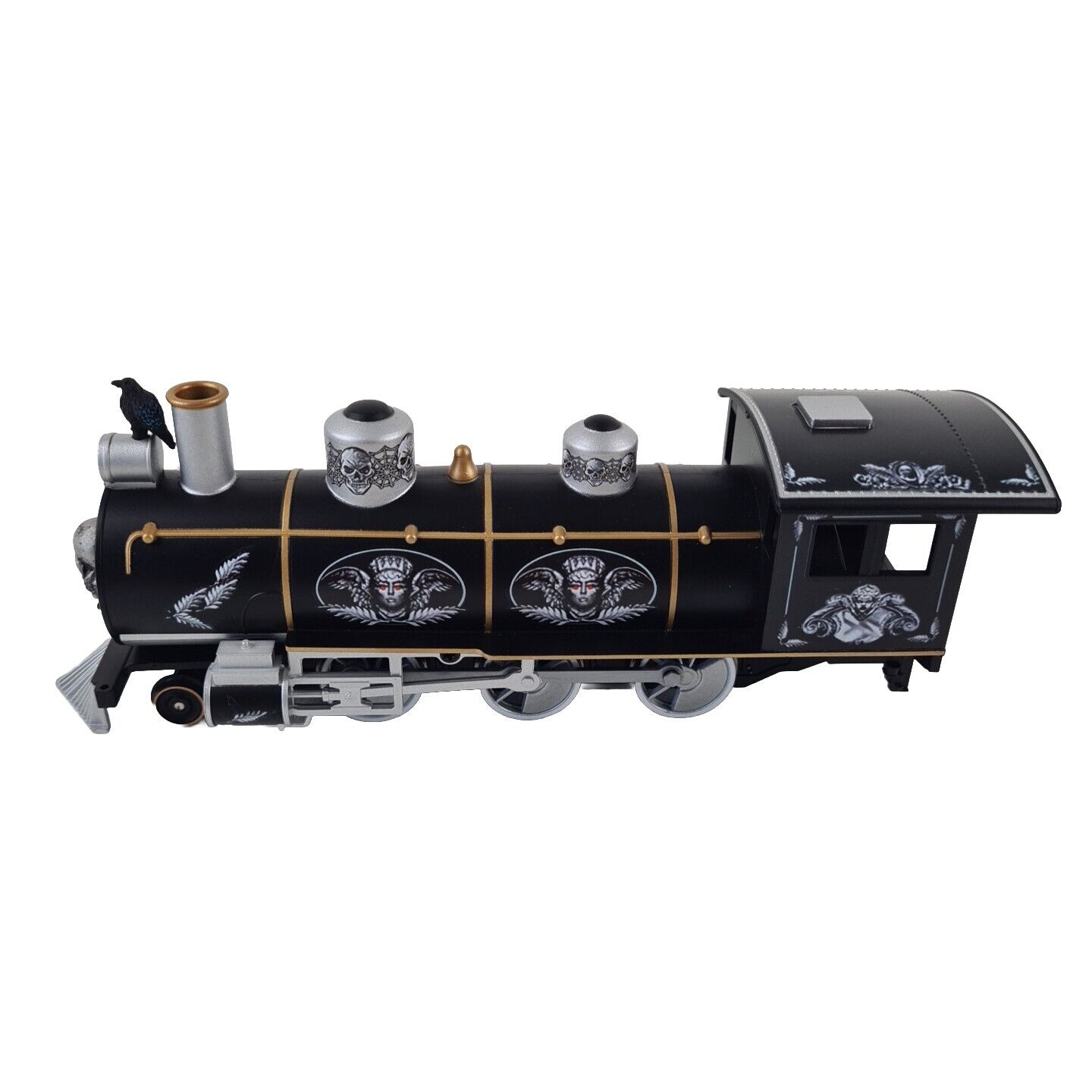 🚨 Hawthorne The Raven Steam Locomotive Village Halloween Train Engine 01688-001