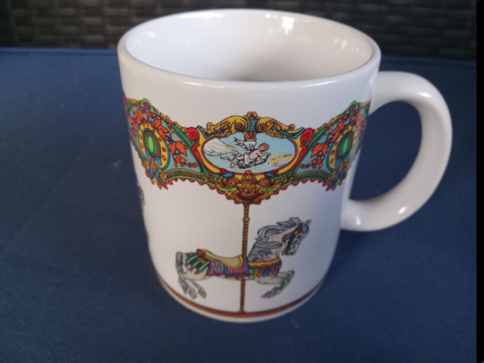 Willits Design Carousel Coffee Mug  Pre-owned Vintage