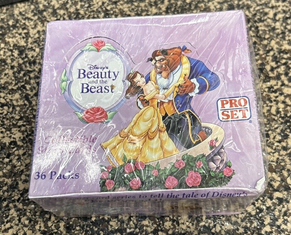 1992 Pro Set BEAUTY AND THE BEAST Trading Cards Factory Sealed Box - 36 Packs