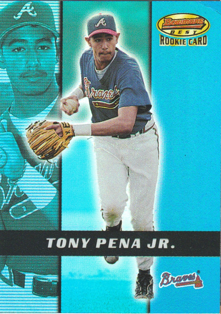 Tony Pena Jr 2000 Topps Bowman\'s Best rookie RC card 200 /2999