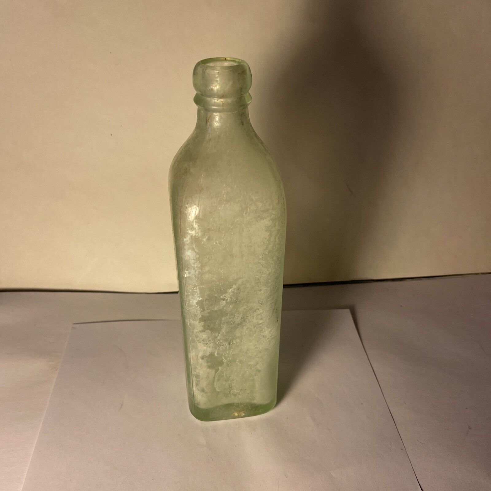 Antique Glass Blob Top Bottle