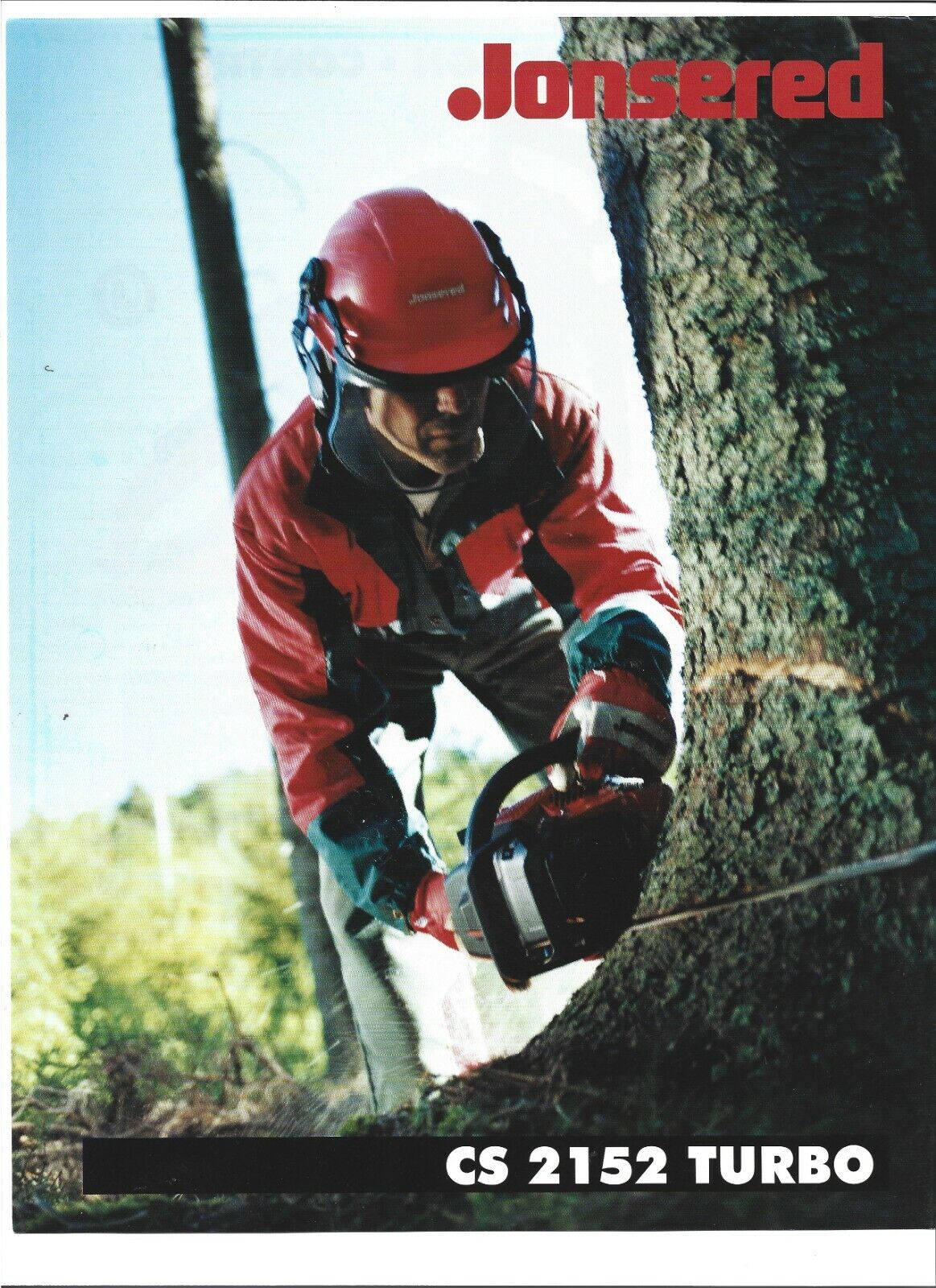 Original Jonsered CS2152 Chain Saw Chainsaw Dealer Sales Brochure No. 90-1000202