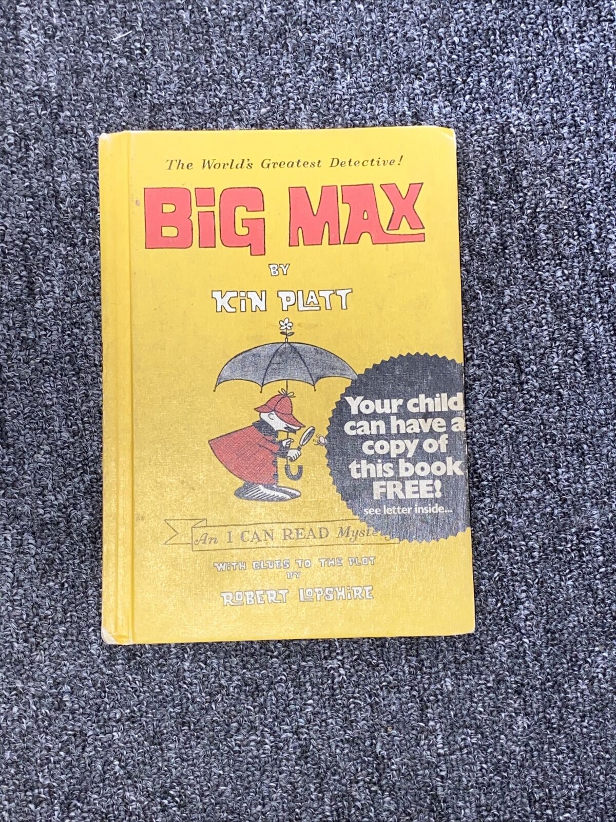 Big Max, The Worlds Greatest Detective, By Kin Platt 1965