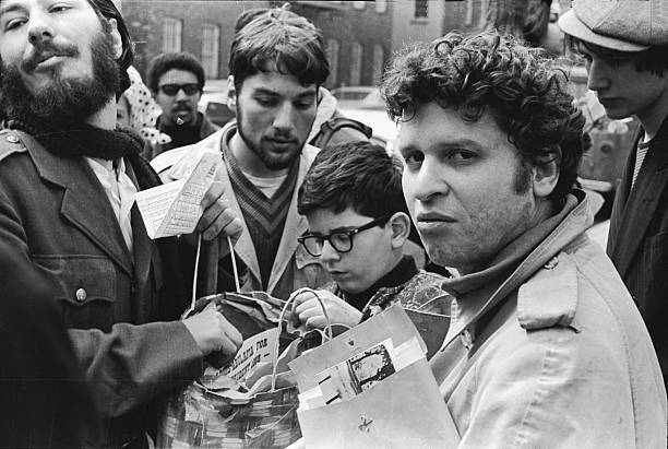 Louis Abolafia & Paul Krassner At Third Street \'Sweep-In\' 1967 OLD PHOTO