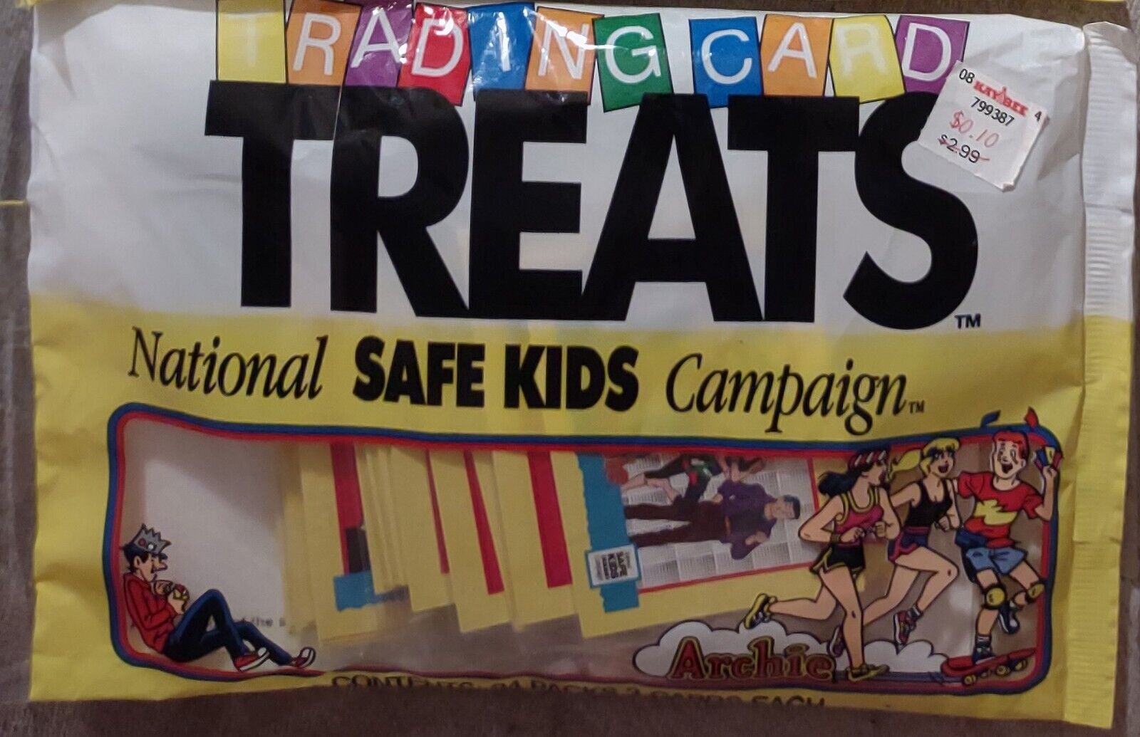 1991 IMPEL TRADING CARDS TREATS NATIONAL SAFE KIDS CAMPAIGN 24 PACKS ARCHIE