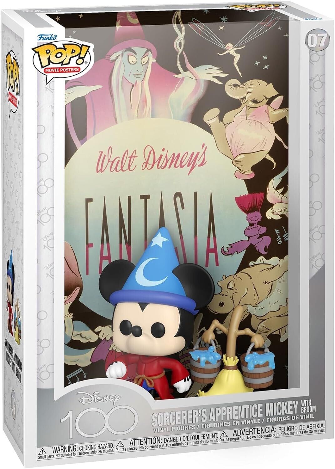 Funko pop Movie Poster Disney 100th Anniversary - Fantasia, Sorcerer's Apprentic