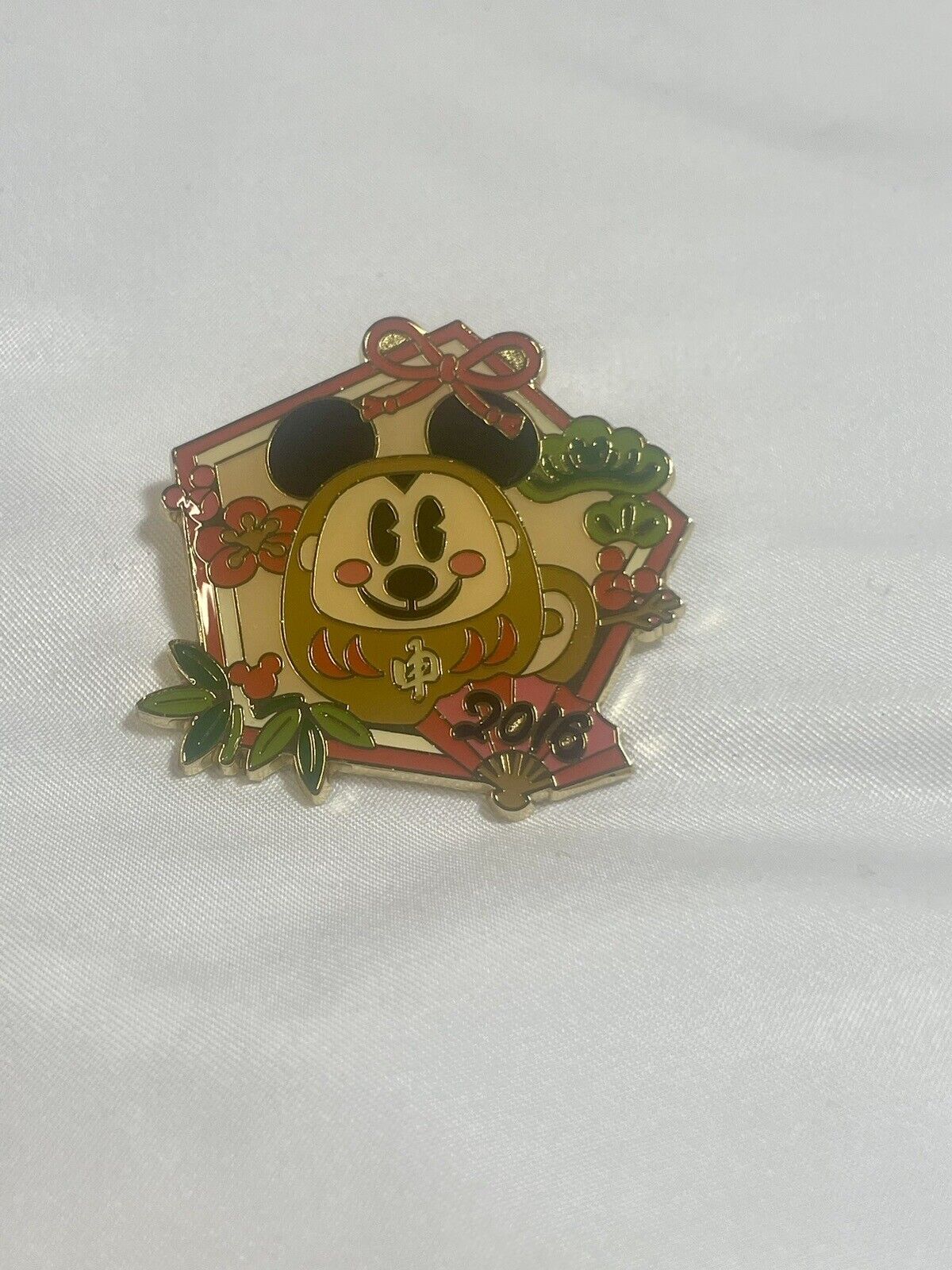 PP114061     TDR - Mickey Mouse - Monkey Daruma - Pie-Eyed Mickey Pin