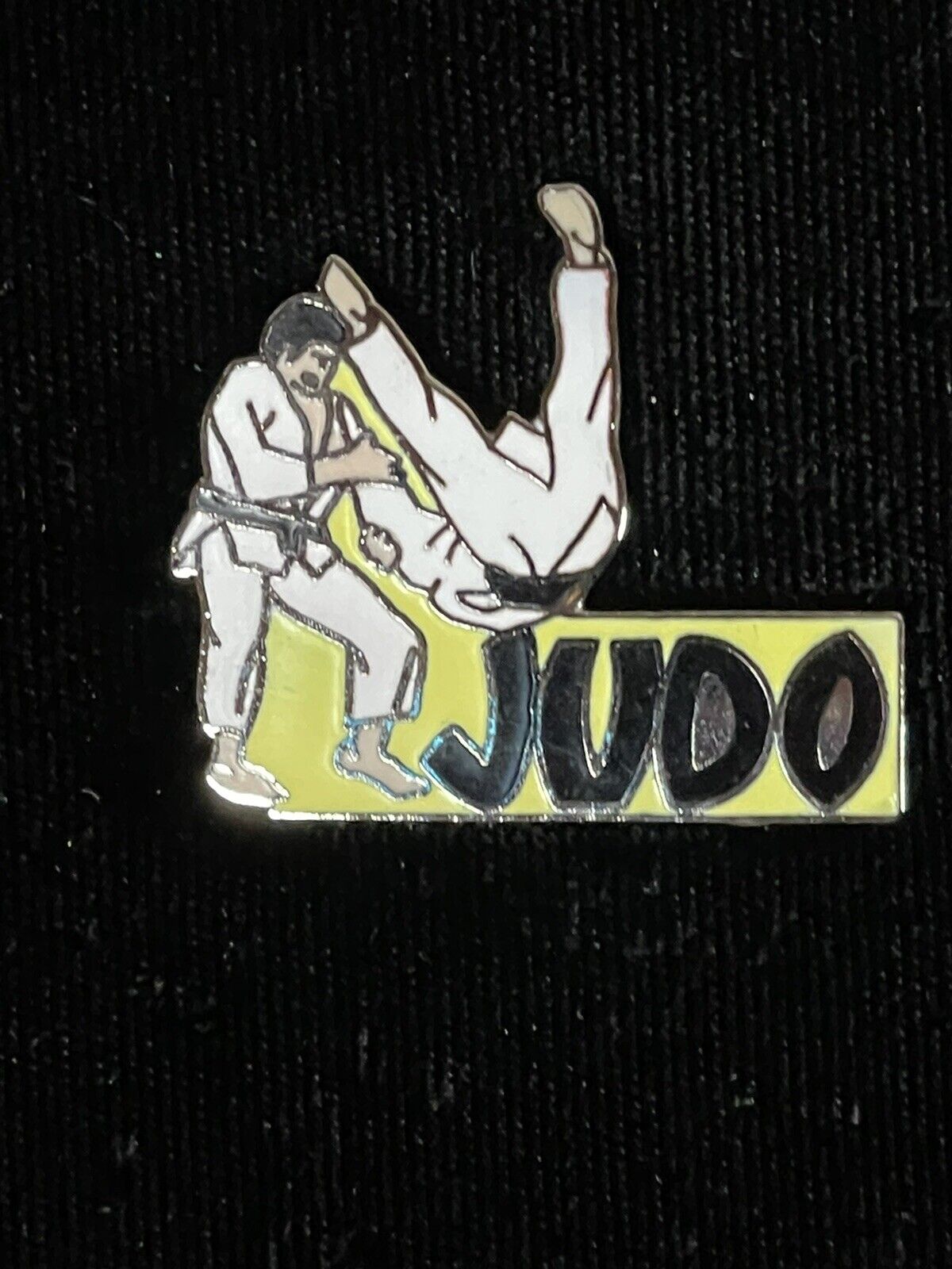 Vintage Martial Arts Judo hat pin