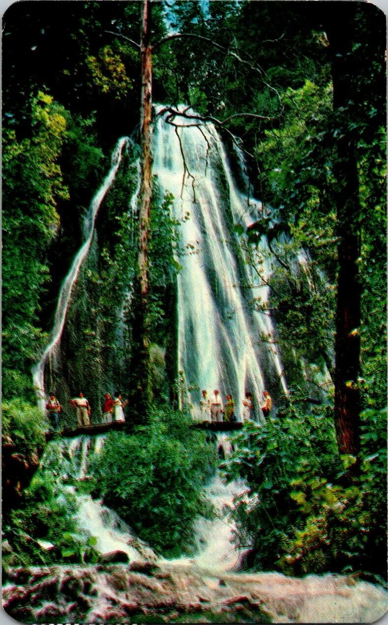 Horse Tail Falls Monterrey, N.L. Mexico Posted 1975 Postcard 
