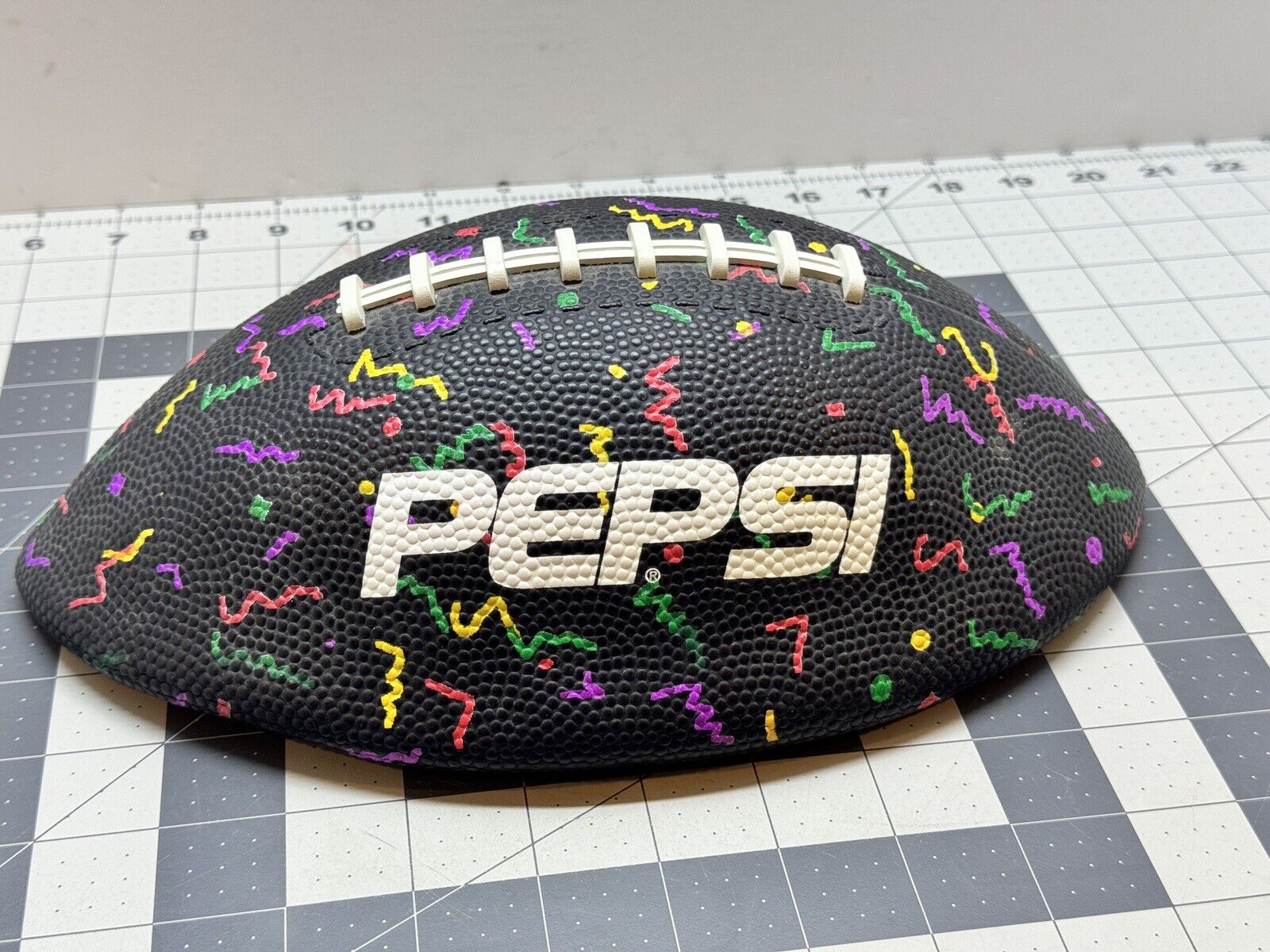Rawlings Pepsi Neon Confetti Black Promo Football Vintage 1990s New Full Size