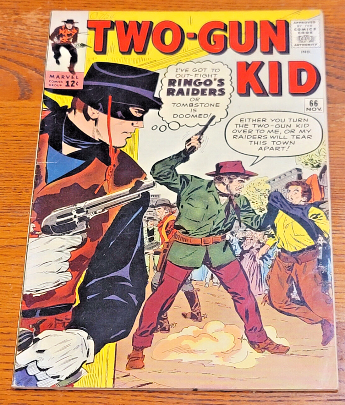 TWO-GUN KID #66 (Marvel:1963) Jack Kirby Stan Lee VG/FN (5.0)