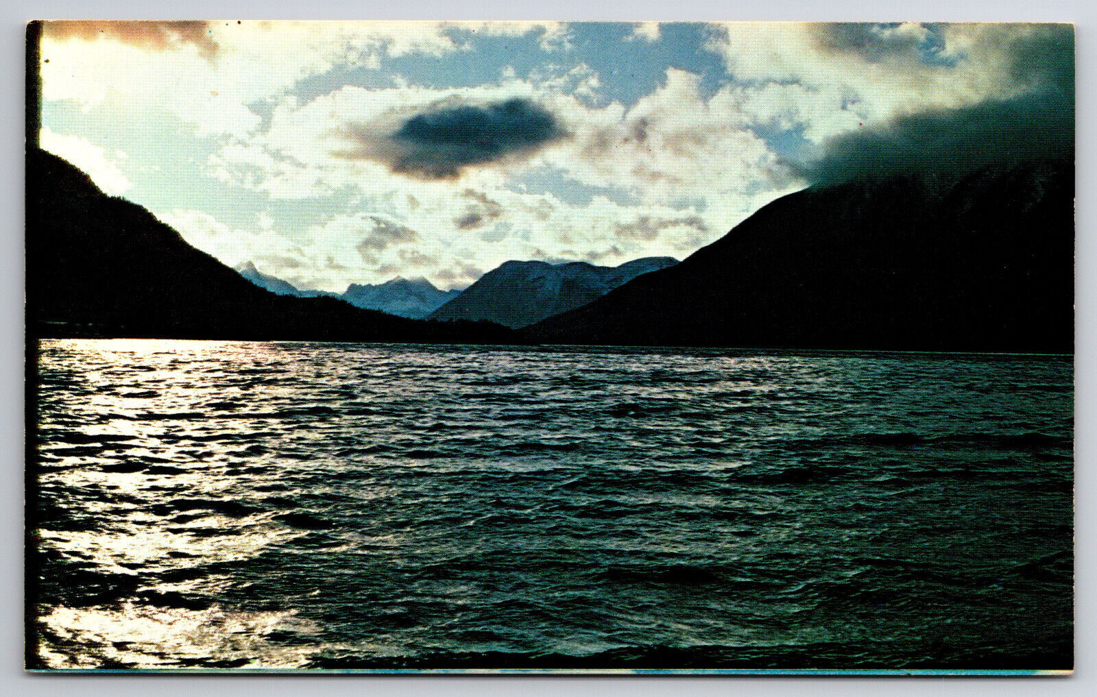 Vintage Canada Postcard Lake Bennett At Carcross Yukon