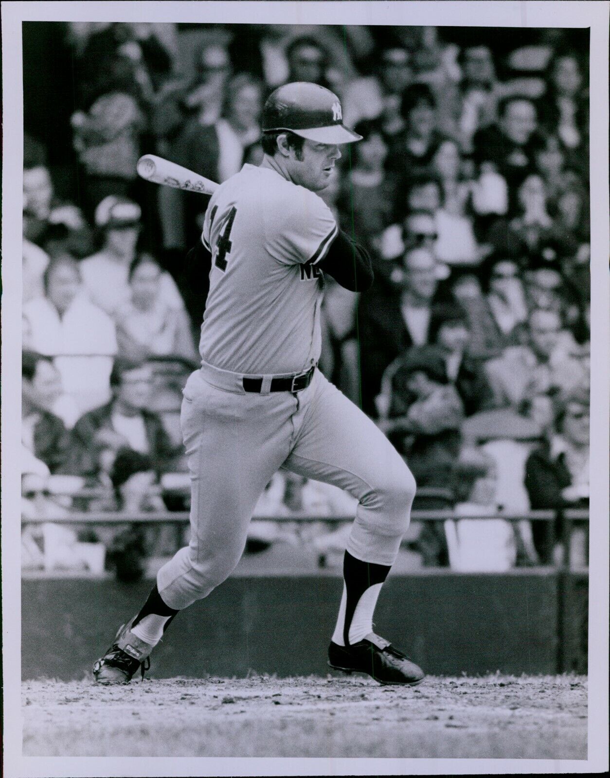 LD203 70s Original Clifton Boutelle Photo LOU PINIELLA New York Yankees Baseball