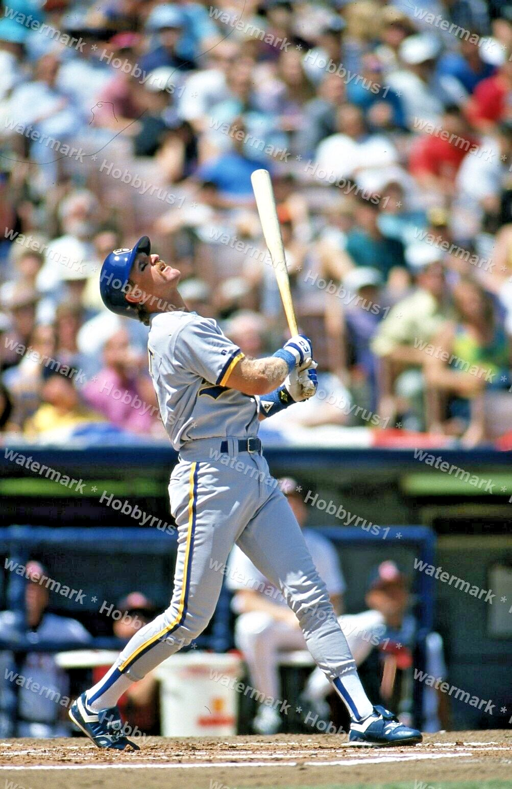 Robin Yount MILWAUKEE BREWERS 1993 MLB Baseball Original 35mm Photo Slide