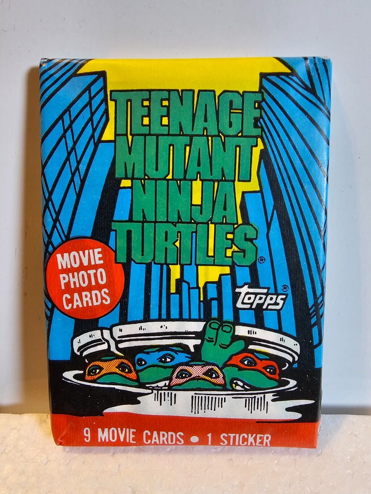 1990 Topps Teenage Mutant Ninja Turtles TMNT Sealed Trading Card Pack NEW
