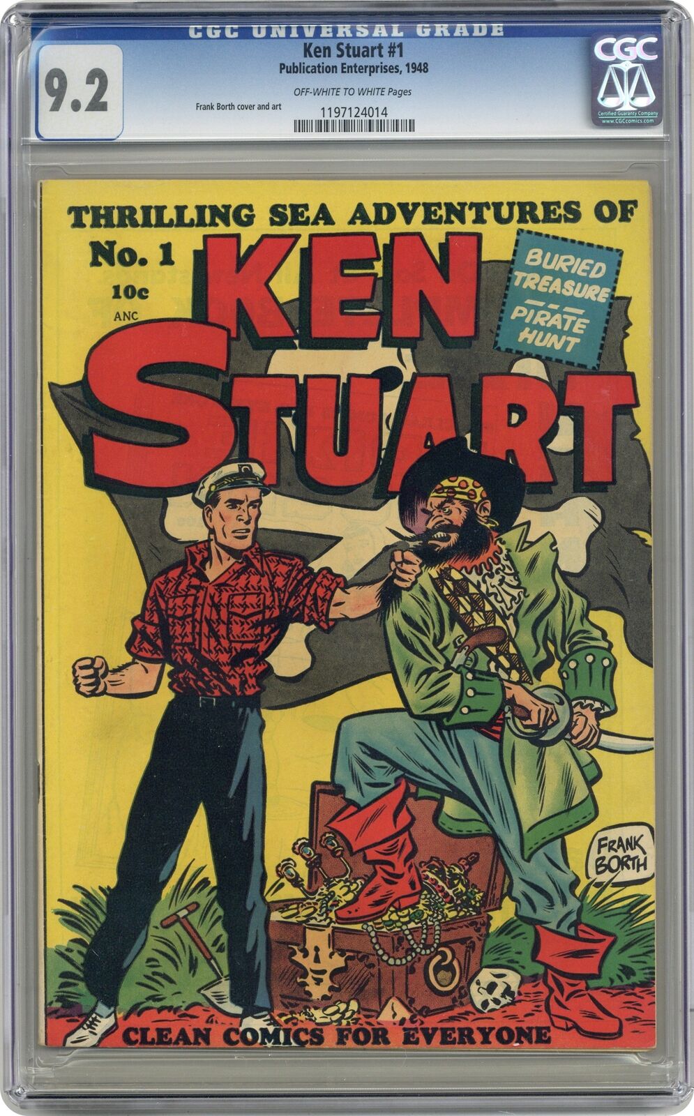 Ken Stuart #1 CGC 9.2 1949 1197124014