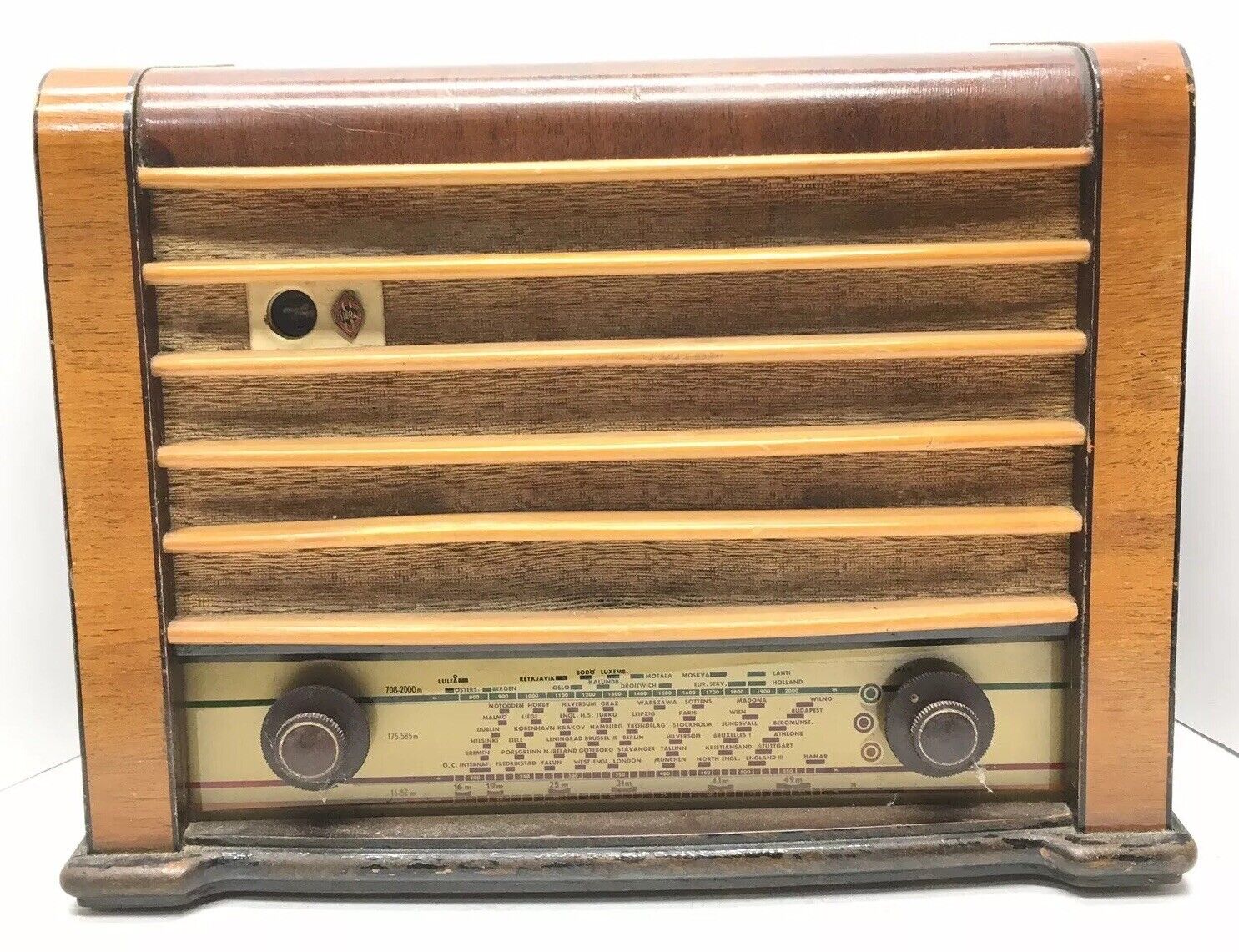 Philips Stereo Tube Wood, Inernational Radio (AS IS) Vintage