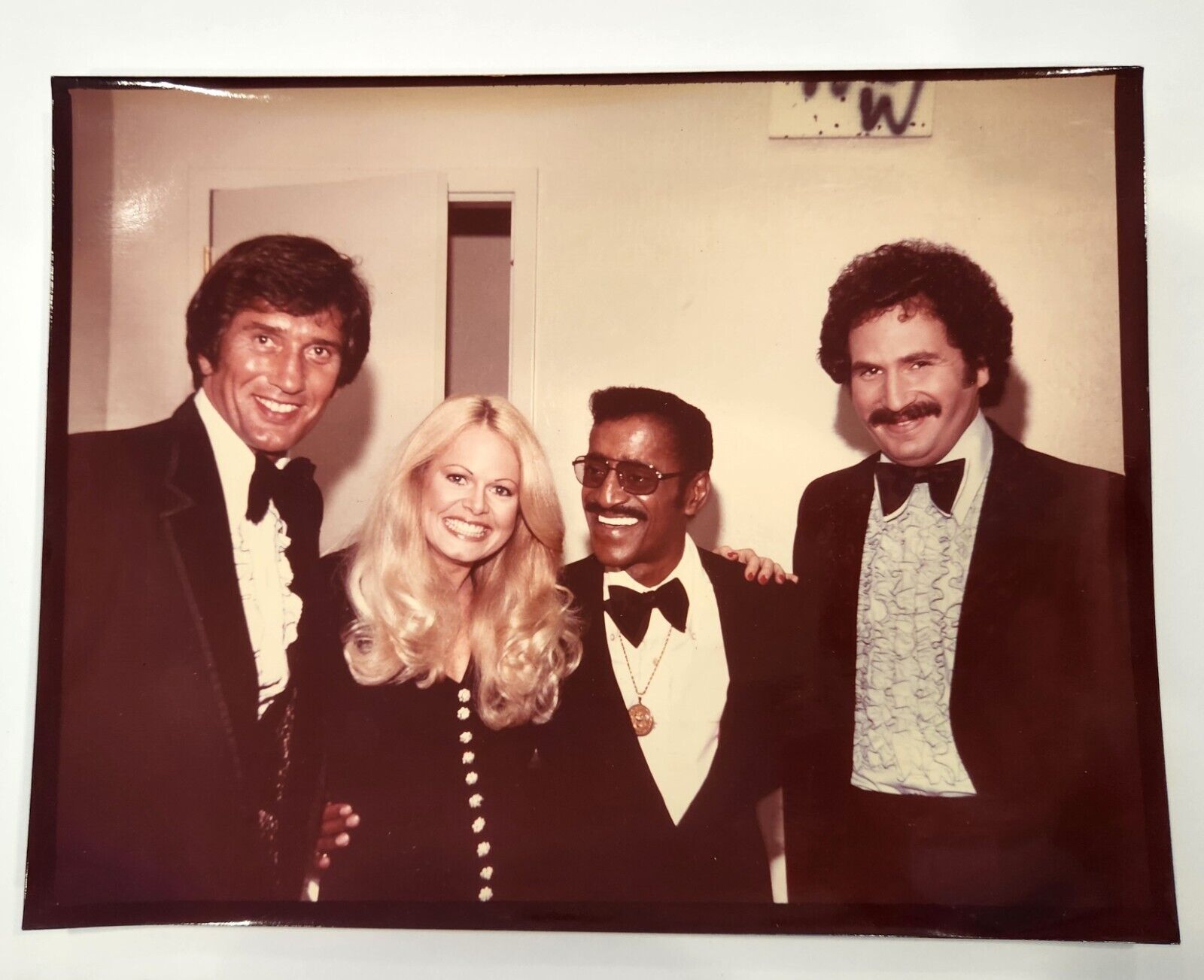 Sammy Davis Jr Sally Struthers Gabe Kaplan David Marmel Photo Victor Awards 1976