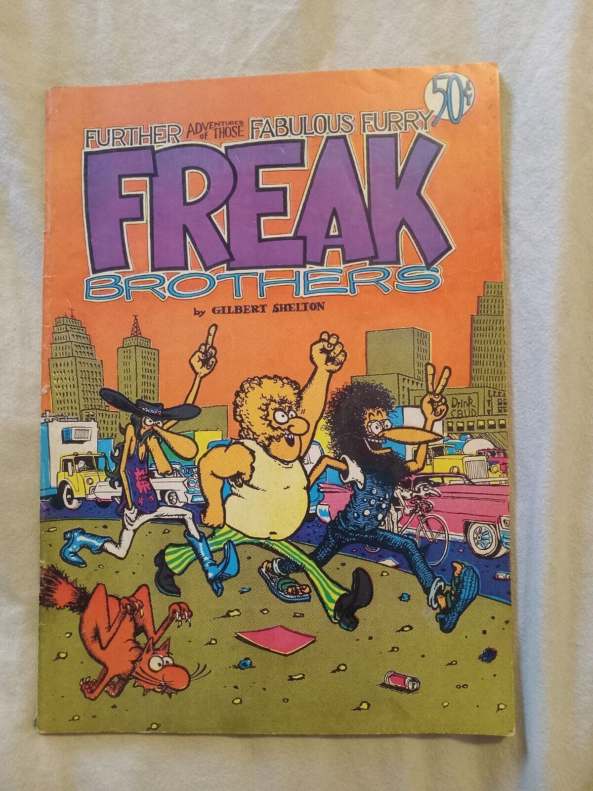Freak Brothers By Gilbert Shelton 1972 Comic Book vintage 
