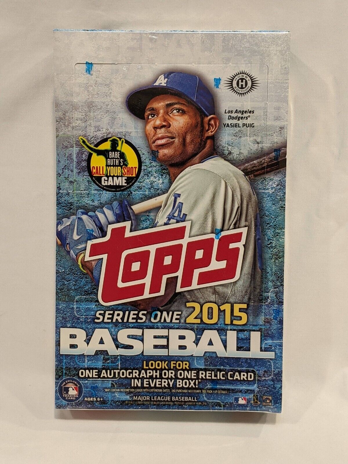 2015 Topps Baseball Series 1 Hobby Box - 1 Autograph or Relic- Sealed