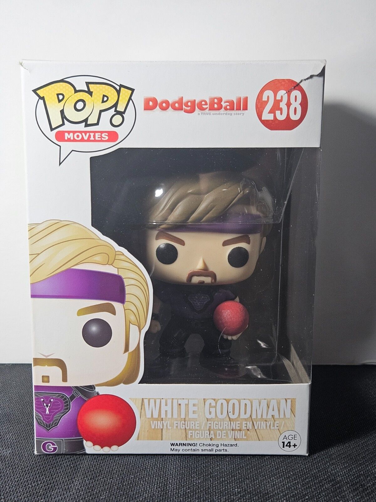 White Goodman Funko Pop #238 + Pop Protector